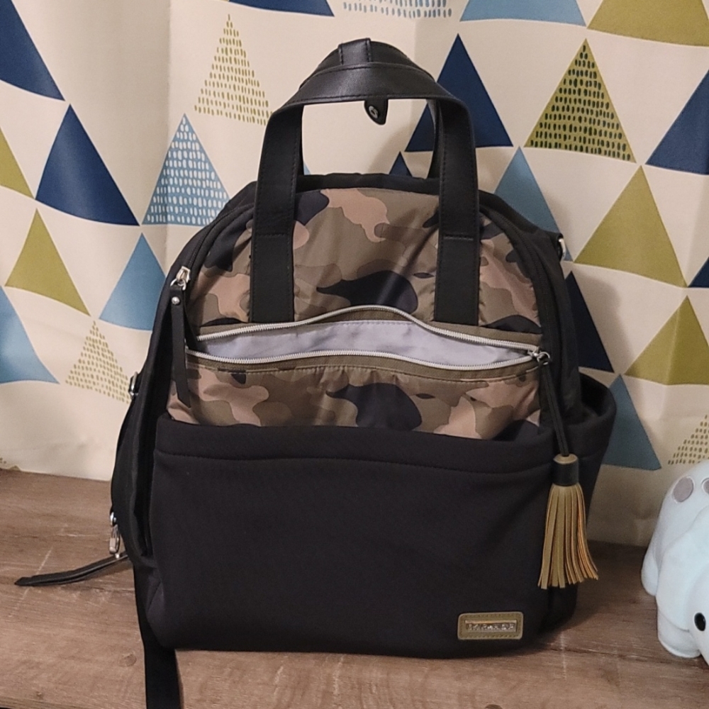 Diaper Bag Backpack Camo w/Insulated Pocket